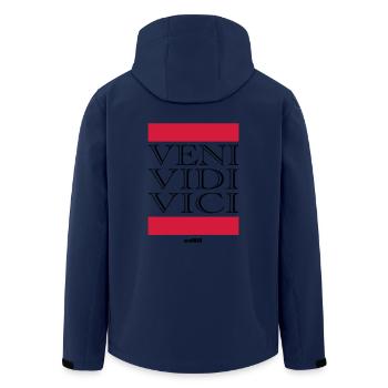 Veni - Veste softshell homme en polyester recyclé Stanley/Stella - marine - Dos - AI Model Male 185 light (185cm)