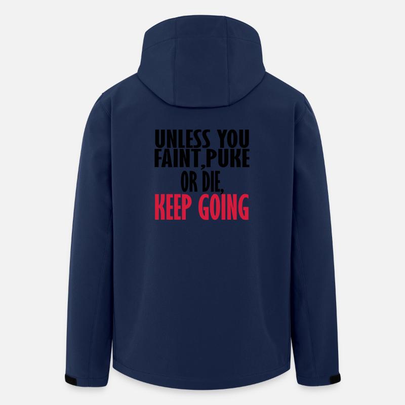 keep going - Men’s Recycled Softshell Jacket by Stanley/Stella - navy