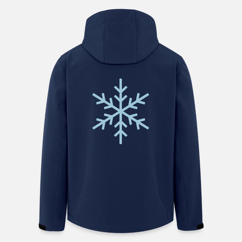 schneeflocke 3 - Recycelte Männer Softshell-Jacke von Stanley/Stella - Navy