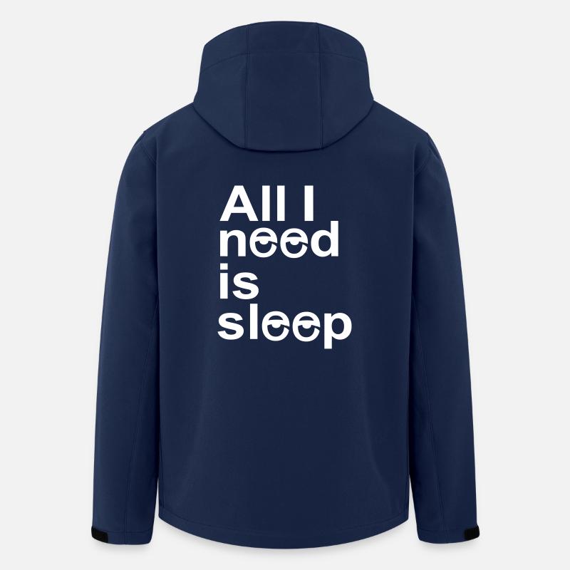 schlafen - Recycelte Männer Softshell-Jacke von Stanley/Stella - Navy