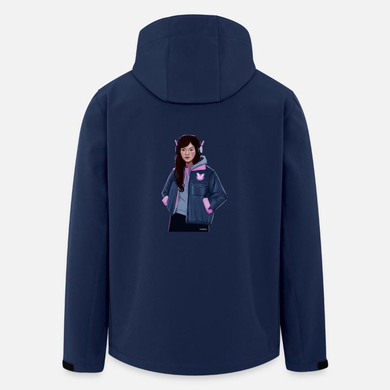 D Va - Recycelte Männer Softshell-Jacke von Stanley/Stella - Navy