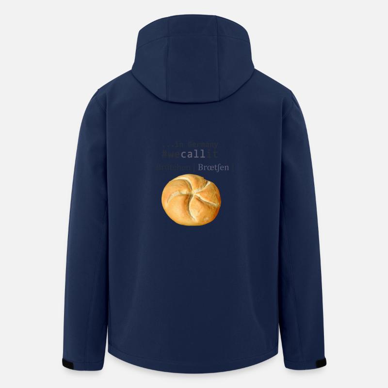 #wecallit Brötchen - Recycelte Männer Softshell-Jacke von Stanley/Stella - Navy