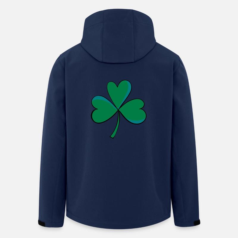 clover - Recycelte Männer Softshell-Jacke von Stanley/Stella - Navy
