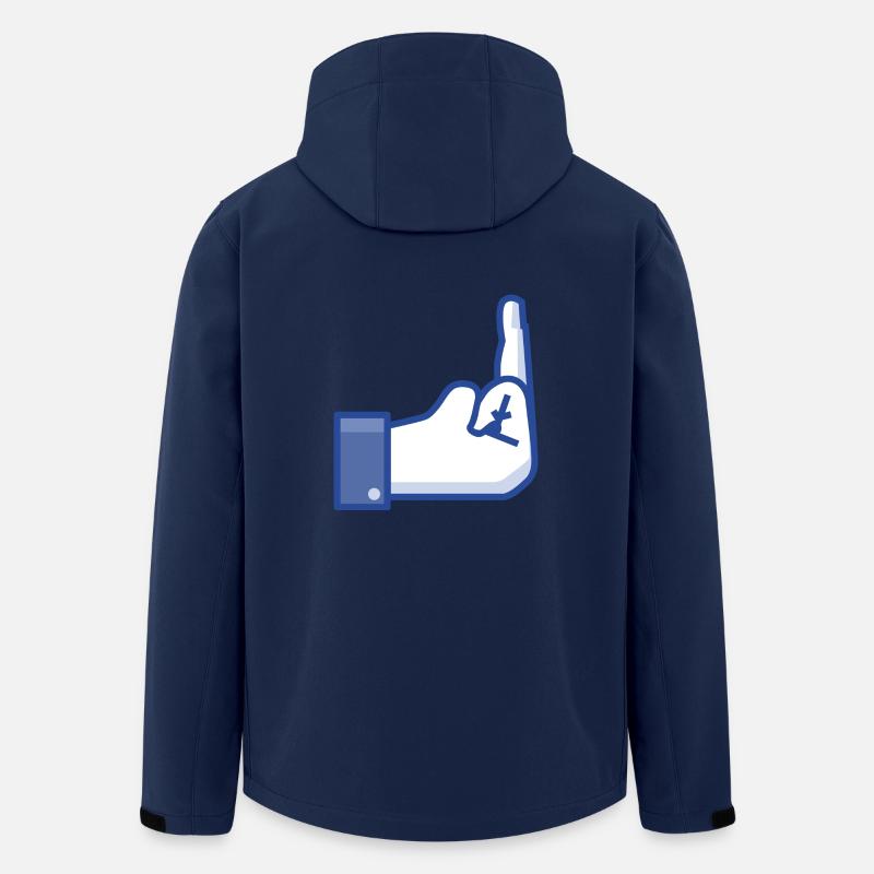 Middekfinger to FB - Recycelte Männer Softshell-Jacke von Stanley/Stella - Navy