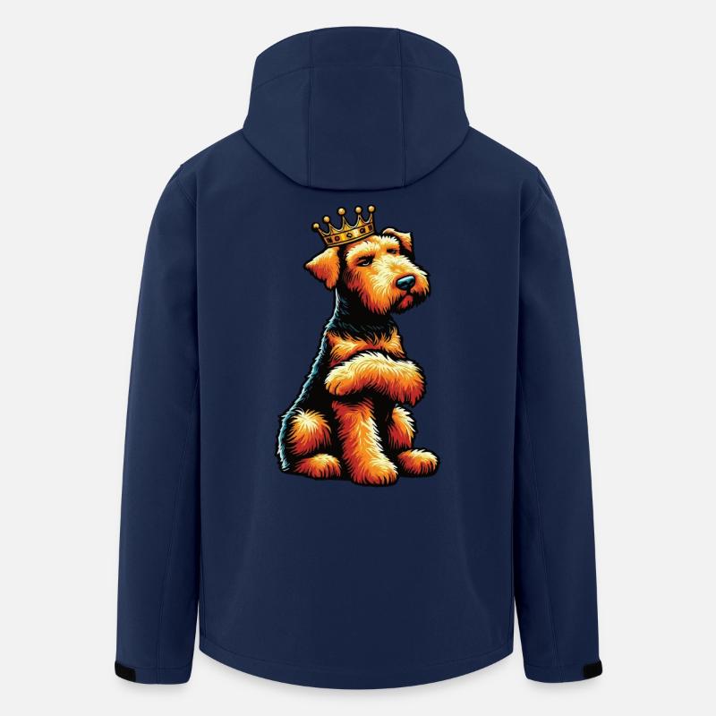 Airedale Terrier Airedales Airedaleliebhaber - Recycelte Männer Softshell-Jacke von Stanley/Stella - Navy