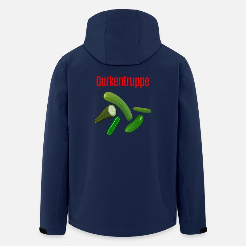 Gurkentruppe - Recycelte Männer Softshell-Jacke von Stanley/Stella - Navy