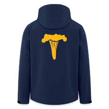 champignons champignons vegetables3 veggie veggie champignons - Veste softshell homme en polyester recyclé Stanley/Stella - marine - Dos - AI Model Male 185 light (185cm)