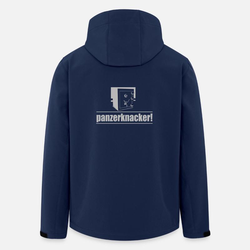 Panzerknacker - Recycelte Männer Softshell-Jacke von Stanley/Stella - Navy