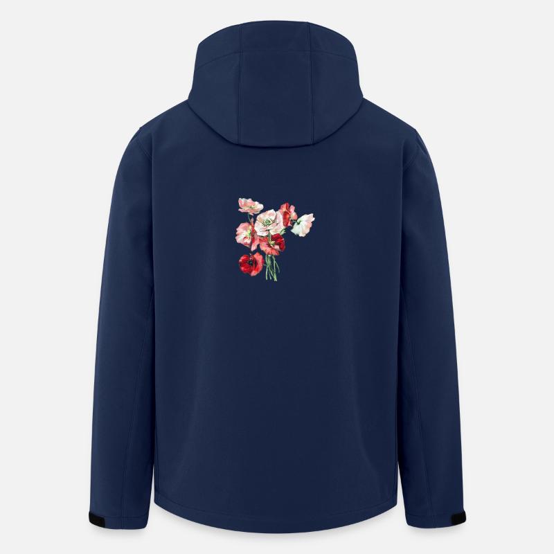 bouquet - Veste softshell homme en polyester recyclé Stanley/Stella - marine