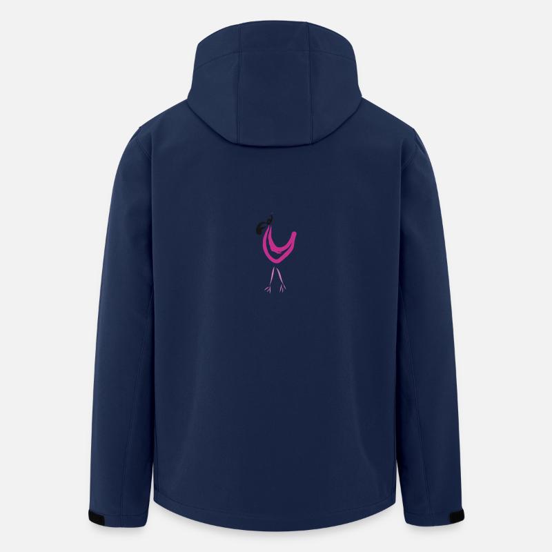 Flamingo - Recycelte Männer Softshell-Jacke von Stanley/Stella - Navy