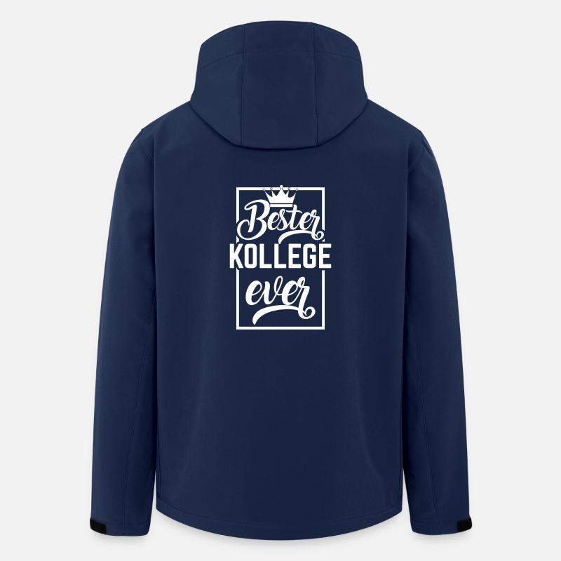 Bester Kollege Ever - Recycelte Männer Softshell-Jacke von Stanley/Stella - Navy