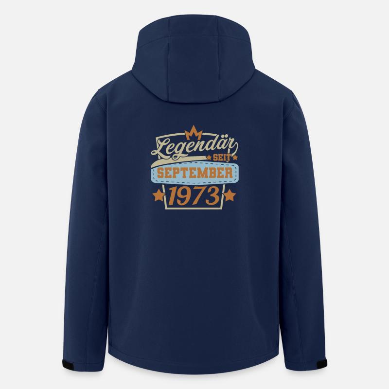 Legendär seit September 1973 - Recycelte Männer Softshell-Jacke von Stanley/Stella - Navy