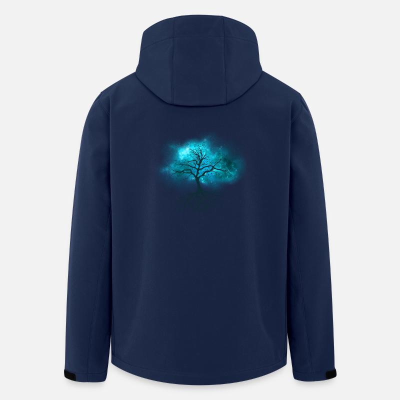 Magischer Baum - Recycelte Männer Softshell-Jacke von Stanley/Stella - Navy