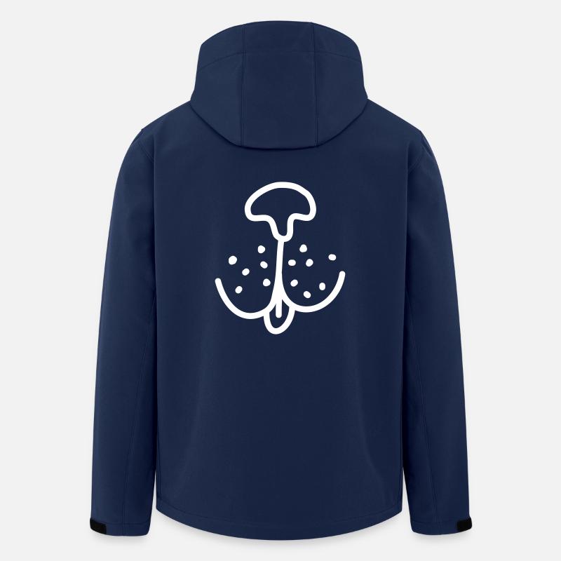 Hundeschnauze - Recycelte Männer Softshell-Jacke von Stanley/Stella - Navy