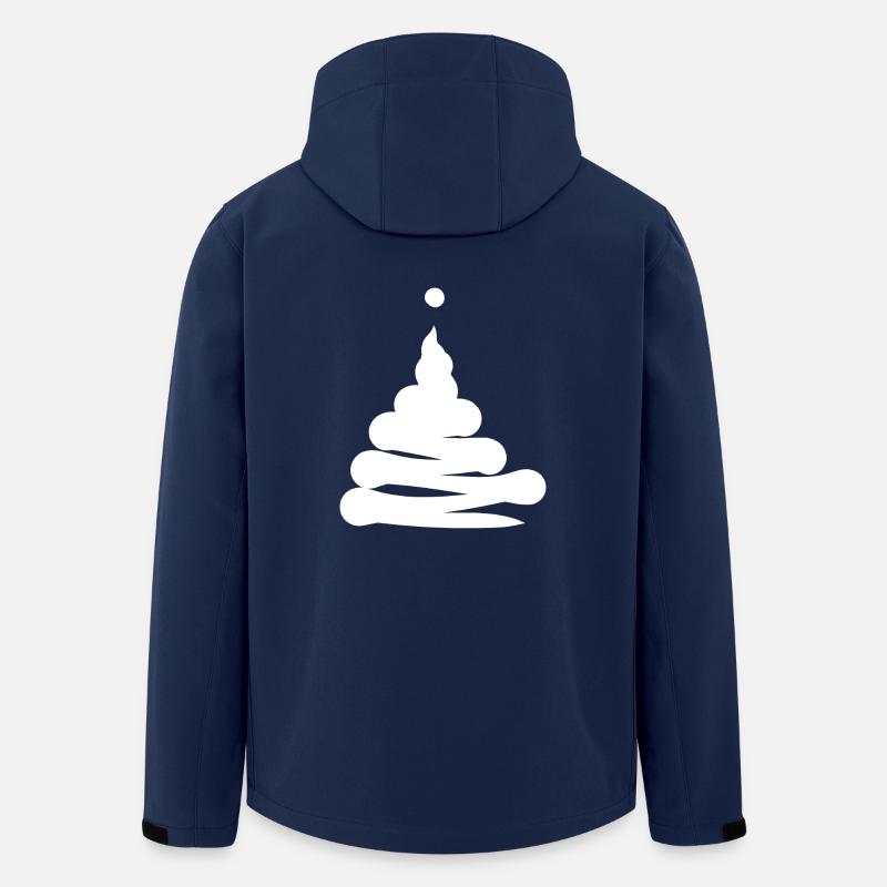 Pile de point d'exclamation - Veste softshell homme en polyester recyclé Stanley/Stella - marine