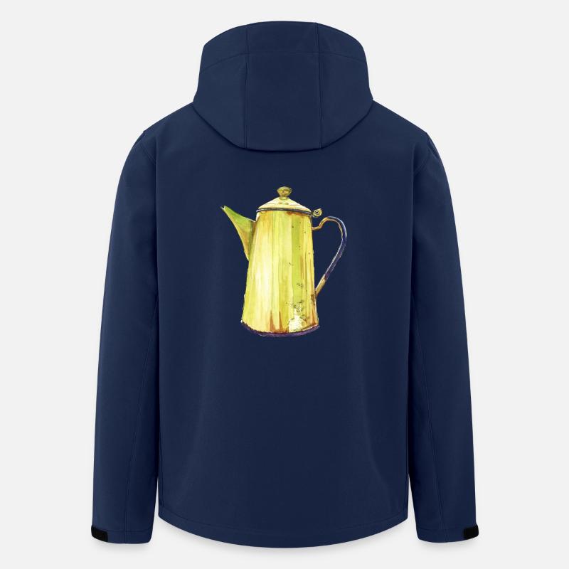 Kaffeekanne - Recycelte Männer Softshell-Jacke von Stanley/Stella - Navy