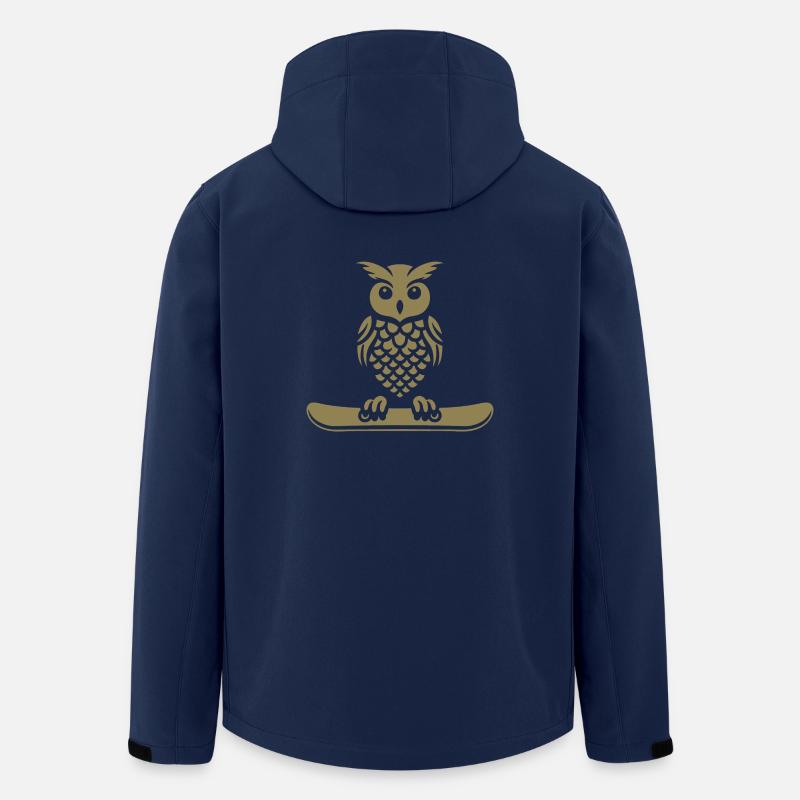 Minimalistisches Design: - Recycelte Männer Softshell-Jacke von Stanley/Stella - Navy