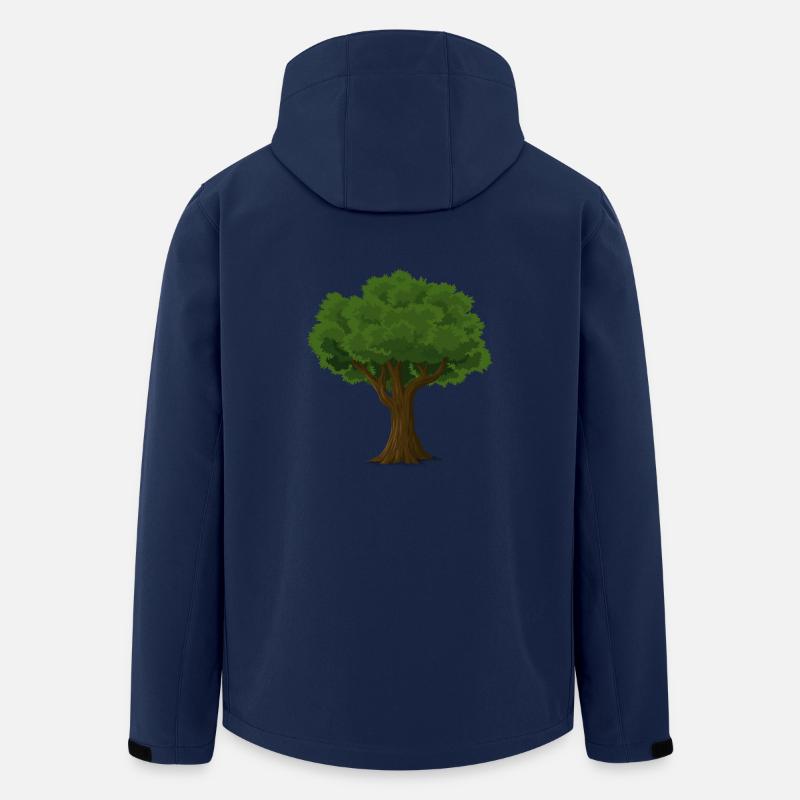 Baum / Bäume - Wald Natur Baum des Lebens - Recycelte Männer Softshell-Jacke von Stanley/Stella - Navy