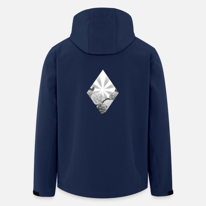 Rosen - Recycelte Männer Softshell-Jacke von Stanley/Stella - Navy