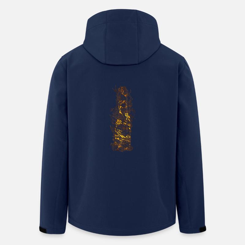 Verwachsene Bierflasche - Recycelte Männer Softshell-Jacke von Stanley/Stella - Navy