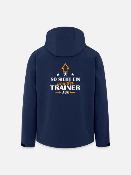 GENIALER Trainer - Recycelte Männer Softshell-Jacke von Stanley/Stella - Navy