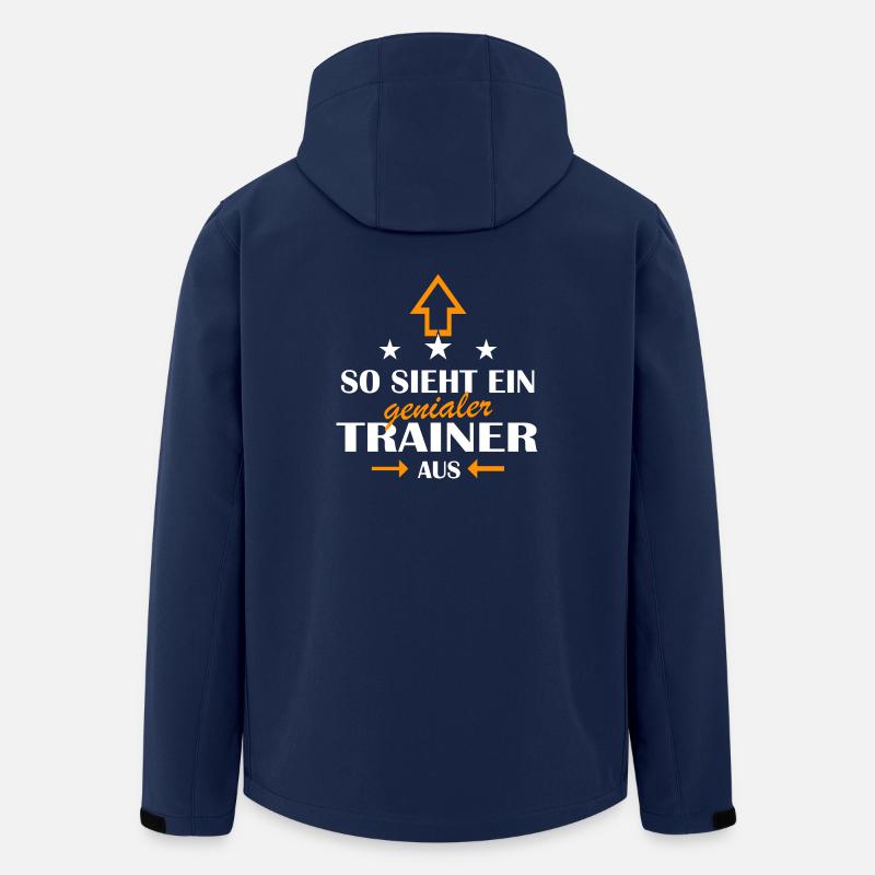 GENIALER Trainer - Recycelte Männer Softshell-Jacke von Stanley/Stella - Navy