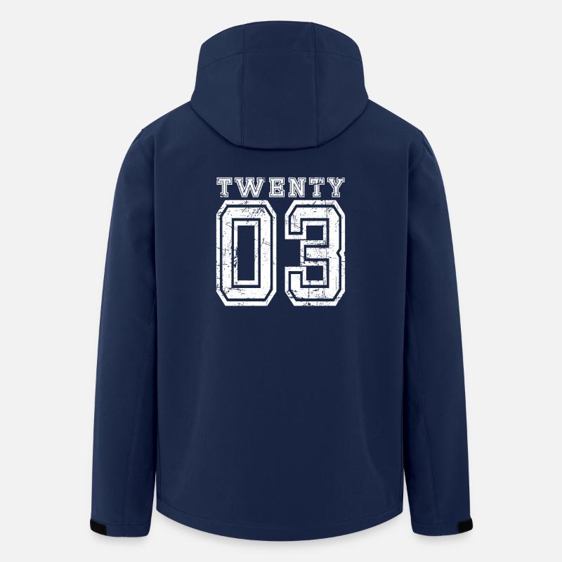 Twenty 2003 - Recycelte Männer Softshell-Jacke von Stanley/Stella - Navy
