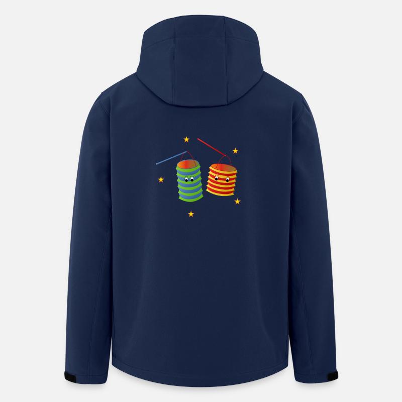Laternenumzug - Recycelte Männer Softshell-Jacke von Stanley/Stella - Navy