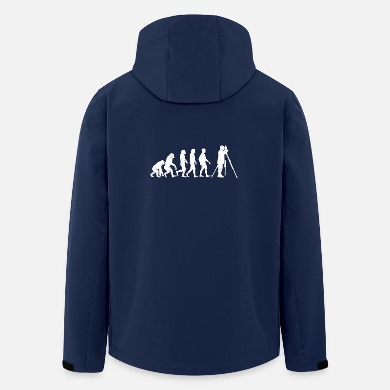 évolution arpenteur-géomètre, professions - Veste softshell homme en polyester recyclé Stanley/Stella - marine