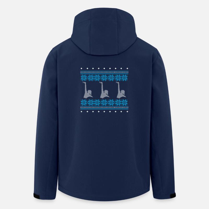 synchronschwimmen ugly pullover weihnachten xmas - Recycelte Männer Softshell-Jacke von Stanley/Stella - Navy