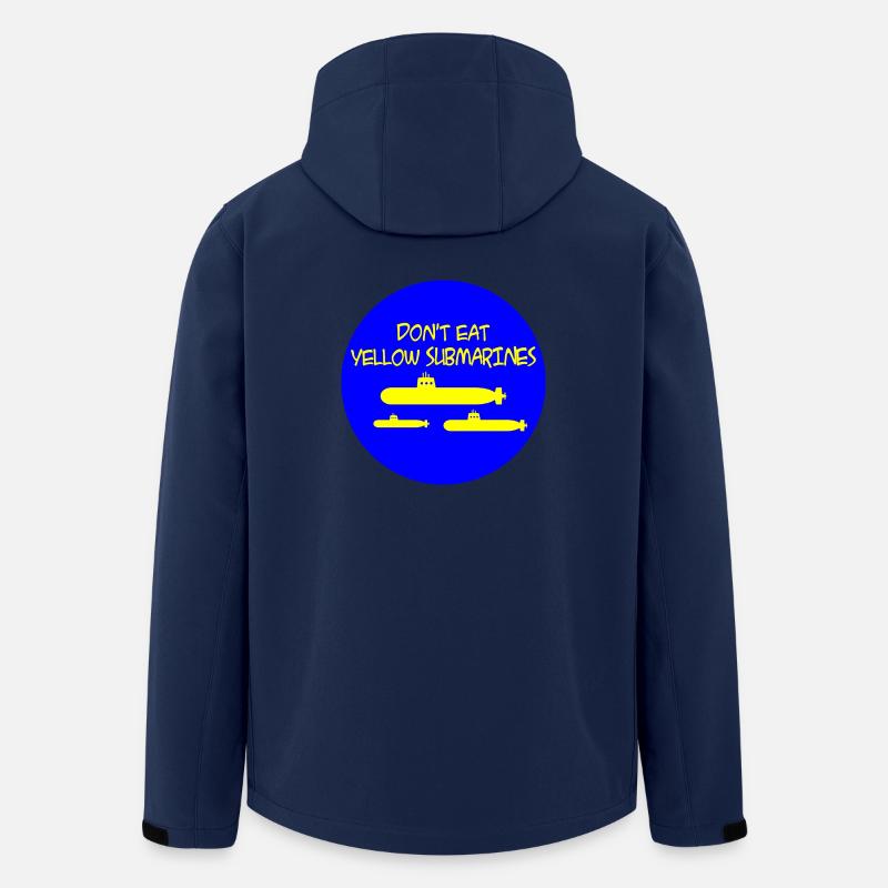 Do not eat yellow submarines ... - Men’s Recycled Softshell Jacket by Stanley/Stella - navy