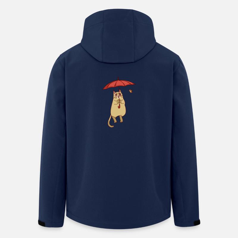 Cat umbrella - Men’s Recycled Softshell Jacket by Stanley/Stella - navy