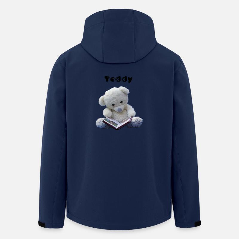Teddy - Recycelte Männer Softshell-Jacke von Stanley/Stella - Navy