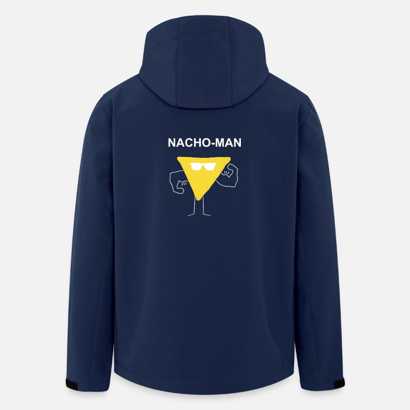 Nacho Man Macho Muscles Gift Gift Idea - Men’s Recycled Softshell Jacket by Stanley/Stella - navy
