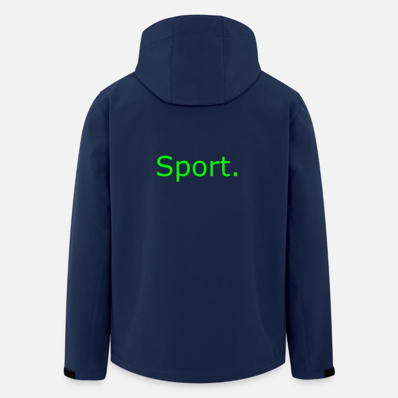 Sport - Recycelte Männer Softshell-Jacke von Stanley/Stella - Navy