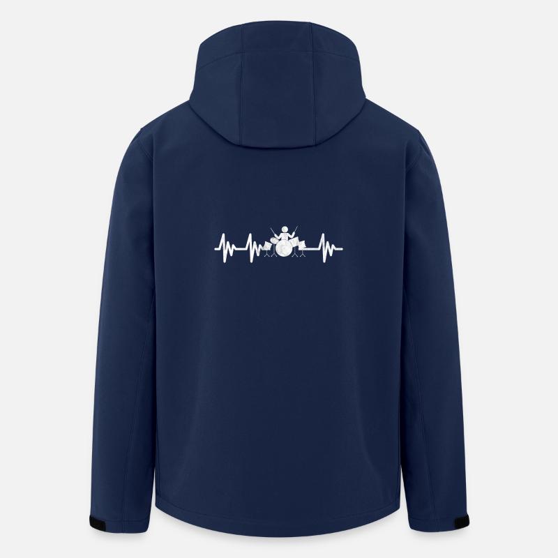 drummer tshirt - Men’s Recycled Softshell Jacket by Stanley/Stella - navy