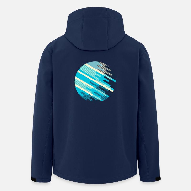 Planet - Recycelte Männer Softshell-Jacke von Stanley/Stella - Navy