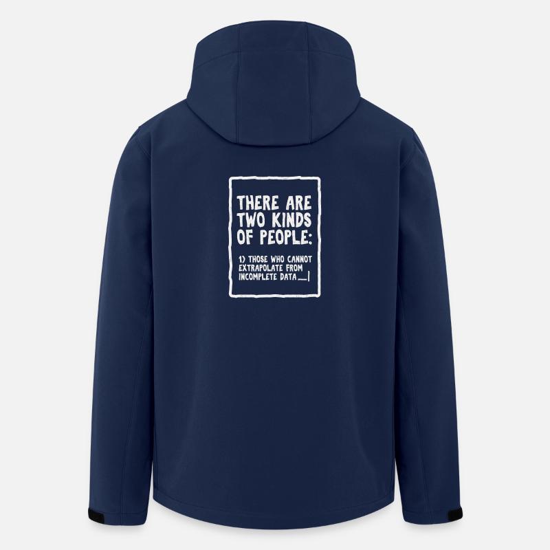 Incomplete Data Lustiges Wissenschaft Nerd - Recycelte Männer Softshell-Jacke von Stanley/Stella - Navy