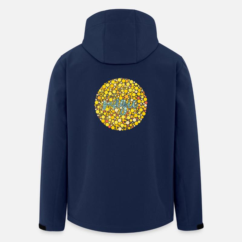 Magic eye test - Men’s Recycled Softshell Jacket by Stanley/Stella - navy
