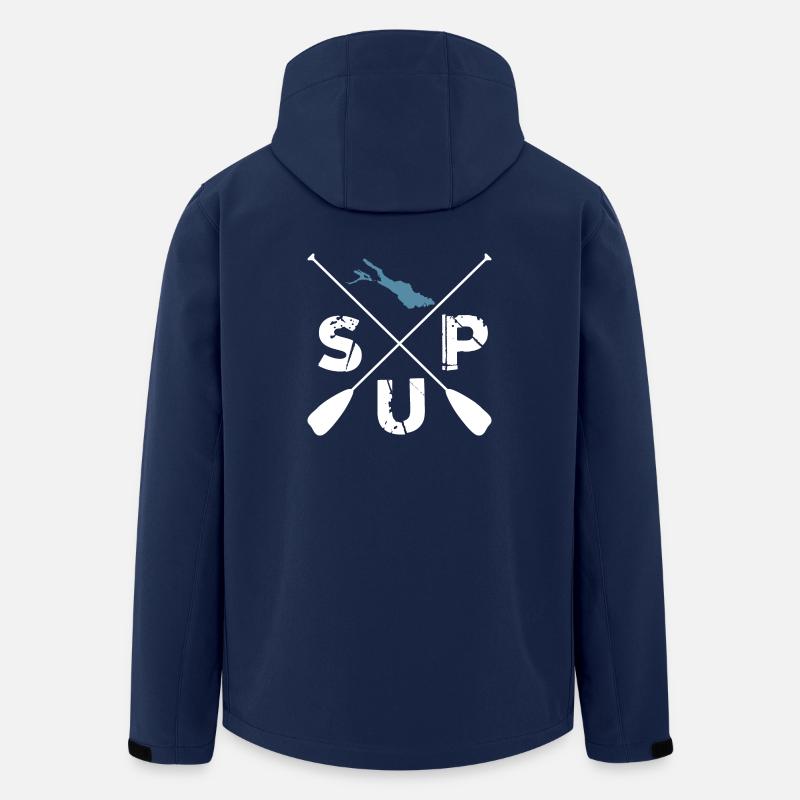 SUP - Recycelte Männer Softshell-Jacke von Stanley/Stella - Navy