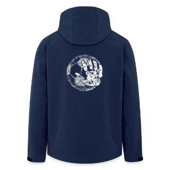 Handball cadeau de handball Handball - Veste softshell homme en polyester recyclé Stanley/Stella - marine - Dos - AI Model Male 185 light (185cm)