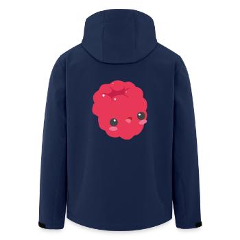 framboise douce - Veste softshell homme en polyester recyclé Stanley/Stella - marine - Dos - AI Model Male 185 light (185cm)