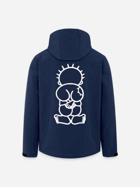 Handala free palestine - Recycelte Männer Softshell-Jacke von Stanley/Stella - Navy