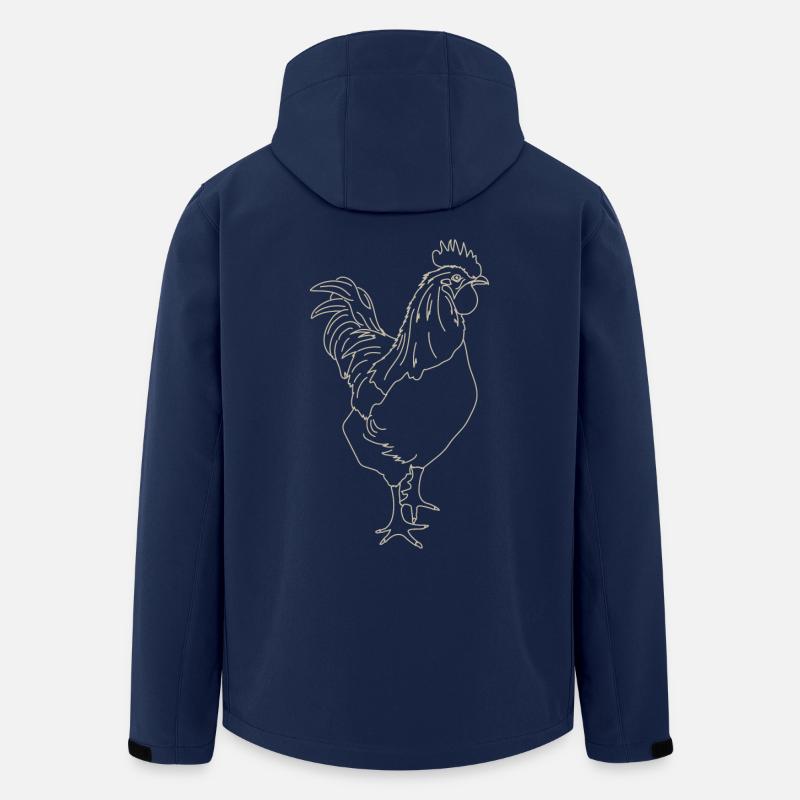 Hahn - Recycelte Männer Softshell-Jacke von Stanley/Stella - Navy