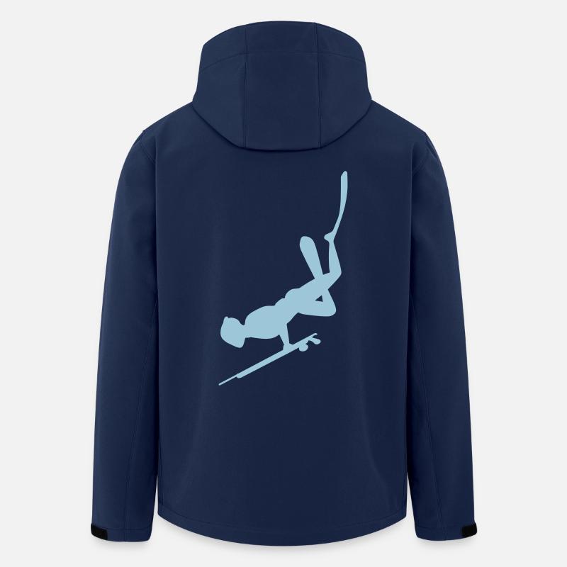 Unterwasserjäger - Recycelte Männer Softshell-Jacke von Stanley/Stella - Navy