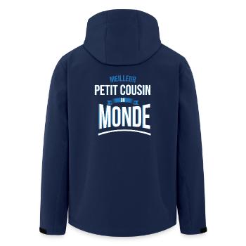 Meilleur Petit cousin du monde homme - Veste softshell homme en polyester recyclé Stanley/Stella - marine - Dos - AI Model Male 185 light (185cm)