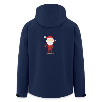 Santa Claus - Men’s Recycled Softshell Jacket by Stanley/Stella - navy - Back - AI Model Male 185 light (185cm)