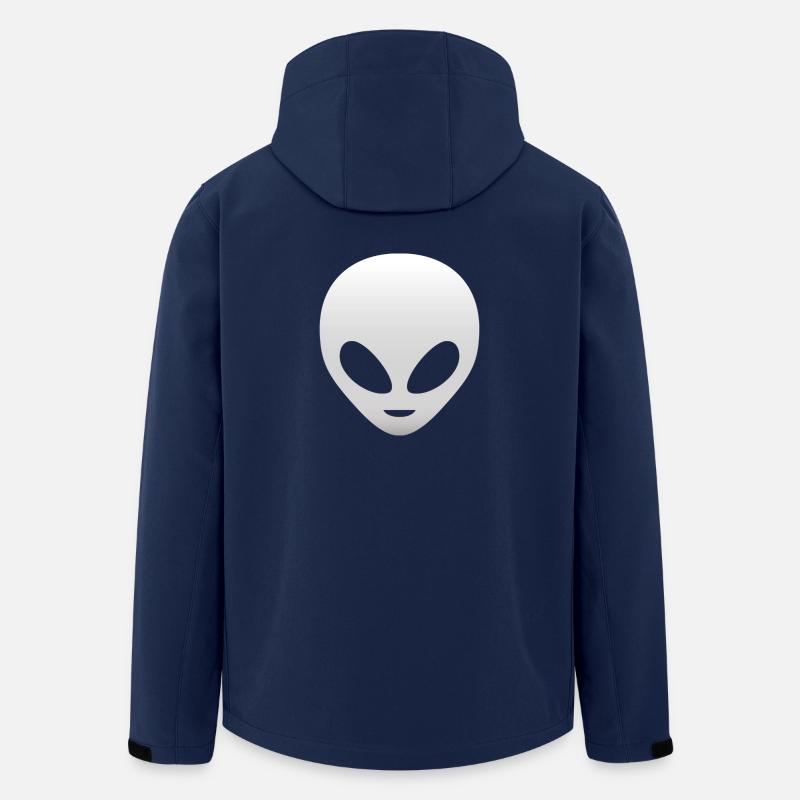 Funny Alien - Men’s Recycled Softshell Jacket by Stanley/Stella - navy