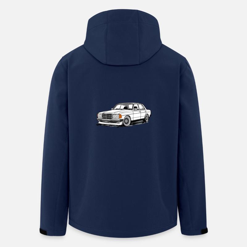 W123 Silhouette - Recycelte Männer Softshell-Jacke von Stanley/Stella - Navy