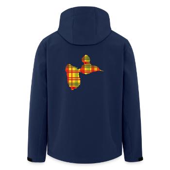 T-shirt Gwada Madrasse - Veste softshell homme en polyester recyclé Stanley/Stella - marine - Dos - AI Model Male 185 light (185cm)